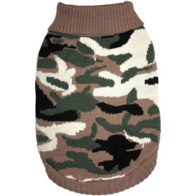 Fashion Pet Camouflage Dog Sweater  - X- Large