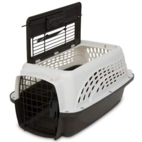 Petmate Two Door Top-Load Kennel - White - Up to 10 lbs