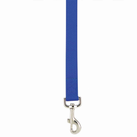 Casual Canine Flat Dog Leash - Nautical Blue - 6 Ft x 1 In