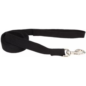 Coastal Pet New Earth Soy Dog Lead - Onyx Black - 6 feet x 1"W