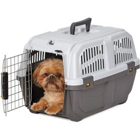 MidWest Skudo Gray Plastic Travel Dog Carrier - Small - 1 count