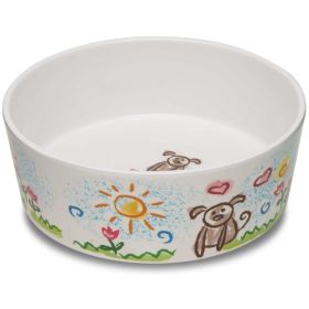 Loving Pets Dolce Moderno Dog Bowl Puppy Forever Design - Small - 1 count