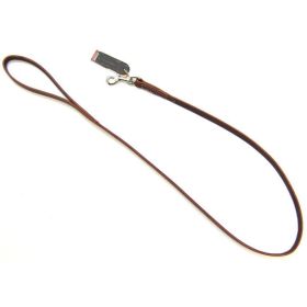 Circle T Latigo Leather Dog Lead - 4' Long x 5/8" Wide