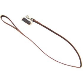 Circle T Latigo Leather Dog Lead - 4' Long x 3/4" Wide