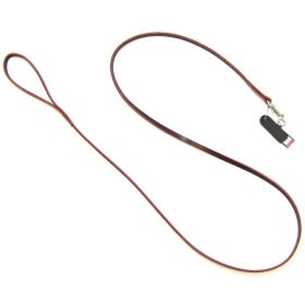 Circle T Latigo Leather Dog Lead - 6' Long x 3/8" Wide