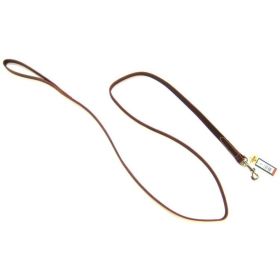 Circle T Latigo Leather Dog Lead - 6' Long x 3/4" Wide