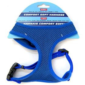 Coastal Pet Comfort Soft Adjustable Dog Harness - Blue - X Small - 5/8" Width (Girth Size 16"-19")