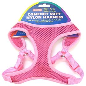 Coastal Pet Comfort Soft Adjustable Dog Harness - Bright Pink - X-Small - Dogs 7-10 lbs - (Girth Size 16"-19")