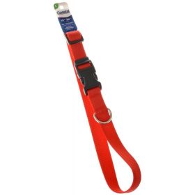 Tuff Collar Adjustable Nylon Dog Collar - Red - 18"-26" Long x 1" Wide