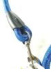 Heavy Duty Reflective Nylon Rope Dog Leash - 3ft - Blue