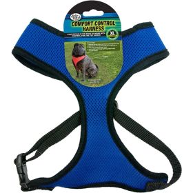 Four Paws Comfort Control Dog Harness - Blue - X-Large - For Dogs 29-29 lbs (20"-29" Chest & 15"-17" Neck)