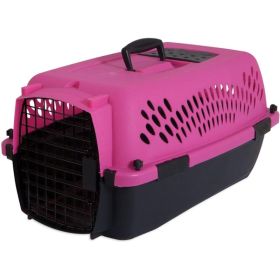 Aspen Pet Kennel Pink and Black - 1 count