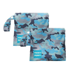 Yucky Puppy Blue Camo Dog Waste Bag Holders