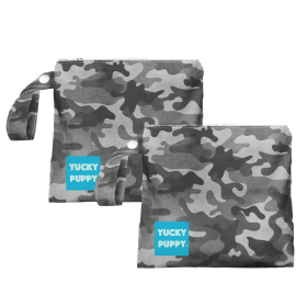 Yucky Puppy Gray Camo Dog Waste Bag Holders