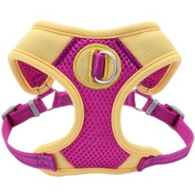 Coastal Pet Pro Reflective Mesh Dog Harness - Purple with Yellow 5/8" - X-Small