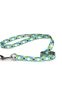 Casual Canine Flat Dog Leash with Argyle Pattern - Blue