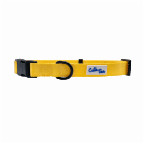 Cutie Ties Fun Design Dog Collar (Color: Yellow, size: small)