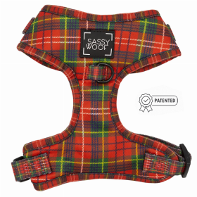 Sassy Woof Adjustable Harness (Color: Deck the Paws, size: XXSmall)