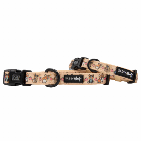 Sassy Woof Dog Collars (Color: Corgilicious, size: medium)