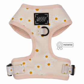 Sassy Woof Adjustable Harness (Color: Dainty Daisy, size: Xsmall)