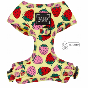 Sassy Woof Adjustable Harness (Color: Strawberry Fields Furever, size: XXSmall)