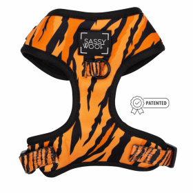 Sassy Woof Adjustable Harness (Color: Paw of the Tiger, size: XXSmall)