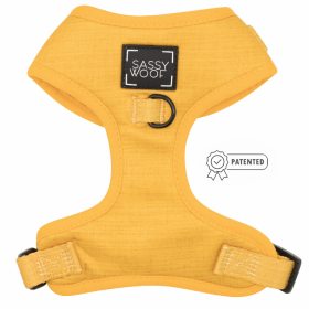 Sassy Woof Adjustable Harness (Color: Sunflower Fields, size: Xsmall)