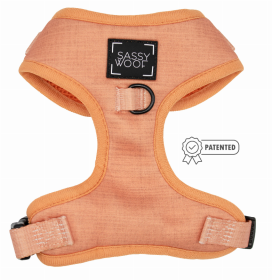 Sassy Woof Adjustable Harness (Color: Apple Cider, size: small)