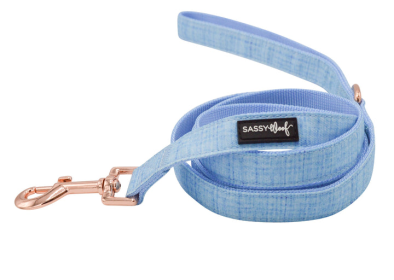 Sassy Woof Dog Leash (Color: Blue, size: One Size)