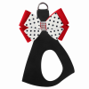 Susan Lanci Designs Minnie Double Nouveau Bow Step In Dog Harness