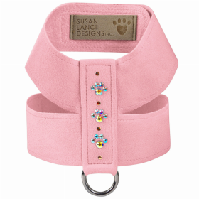 Susan Lanci Designs Crystal Paws Tinkie Dog Harness (Color: Puppy Pink, size: large)