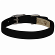 Susan Lanci Designs Plain Dog Collar (Color: Black, size: XXS)