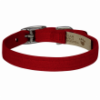 Susan Lanci Designs Plain Dog Collar (Color: Red, size: TC)