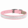 Susan Lanci Designs 3-Row Giltmore Crystals Dog Collar