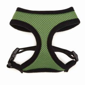 CC Mesh Dog Harness (Color: Green, size: large)