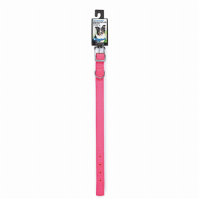 DGR 1in Nylon Dog Collar (Color: Neon Pink, size: 26in)