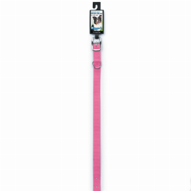 DGR 3/4in Nylon Dog Collar (Color: Neon Pink, size: 20in)