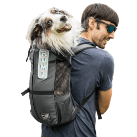 K9 Sport Sack Dog Carrier Backpack (Color: Iron Gate, size: Large (20"-23" from collar to tail))