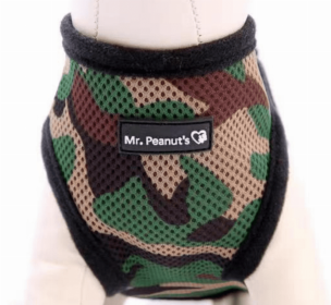 Mr. Peanut's PupTrek Soft Mesh Step In Dog Harness (Color: Camo, size: medium)