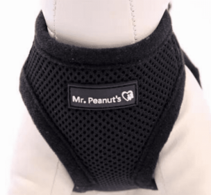 Mr. Peanut's PupTrek Soft Mesh Step In Dog Harness (Color: Black, size: Xsmall)