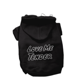 Love Me Tender- Dog Hoodie (size: small)