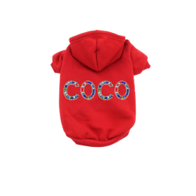 Coco Hoodie (Color: Red, size: X Small)