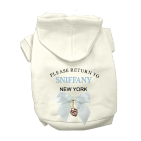 Return to Sniffany Hoodie (Color: CREAM, size: large)