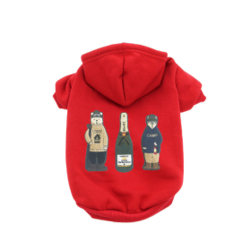 Apres Ski Hoodie (Color: Red, size: large)