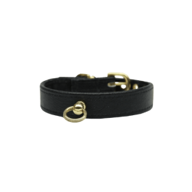 Bee Mine Dog Collar (Color: Black, size: 12")