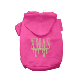 Holiday Drip Hoodies (Color: Pink, size: small)