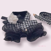 Houndstooth Tutu Dog Harness and Leash