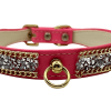 Chunky Rhinestone and Chain Dog Collar