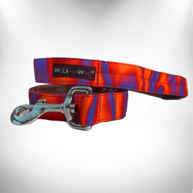 Walk-e-Woo Ombre Dog Leads (size: REGULAR Lead 1" width- 5' length)