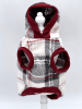 "Snowy Roads" Luxe Fleece Blanket Hoodie in Lodge Plaid